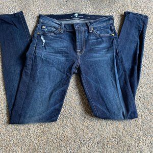 7 For All Mankind Skinny Jeans Waist 25